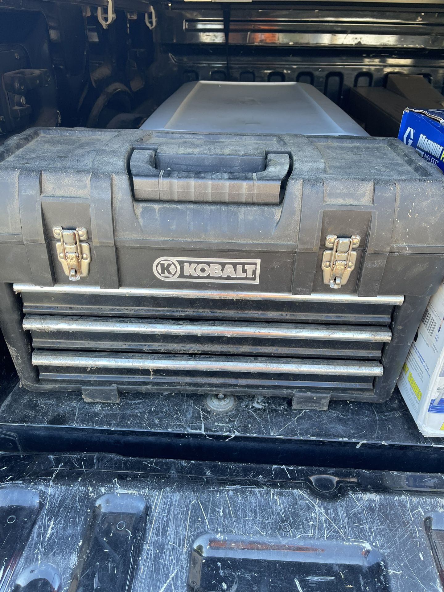 Kobalt Tool Box Whit Some Tolls 