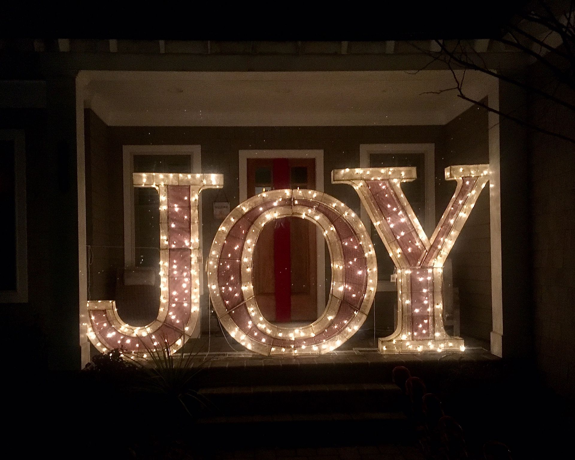 6’ JOY Christmas Lights 