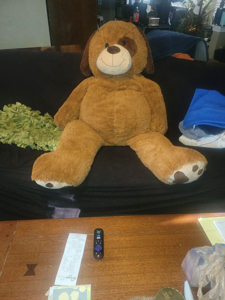 Giant Life-Size Plush Puppy – Like New, Smoke-Free Home