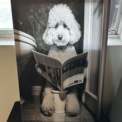 Bathroom Frame Canvas Wall Art