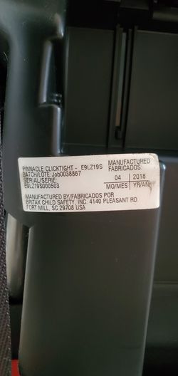 Britax Pinnacle ClickTight Cool Flow Gray for Sale in Walnut CA OfferUp