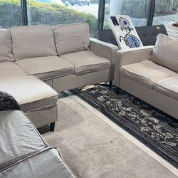 ❤️‍🔥 Sofa assembly with 5 seats$270