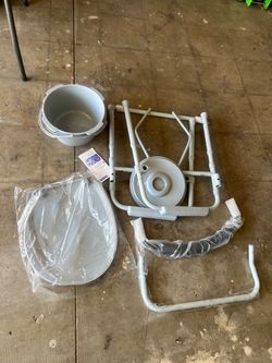 FREE McKesson Folding Steel Frame Commode – Brand New, Never Used