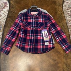 Girls Pink Flannel Bottom Up