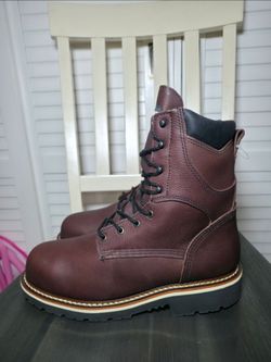 Duradero New Fargo Steel Toe Waterproof 8 Inch Work Boots Men's Size 9.5, 10, 11 and 11.5