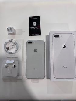Brand New Apple iPhone 8 Plus 64 GB - White (Unlocked) + Warranty