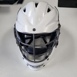 Used Cascade CS-R White Youth Lacrosse Helmet