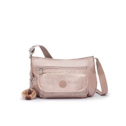 Kipling Syro Crossbody Bag Rose Gold Metallic