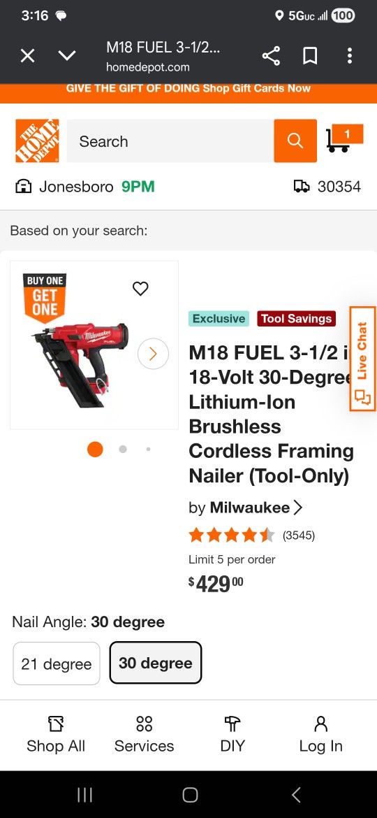 Power Tool Combo Set
