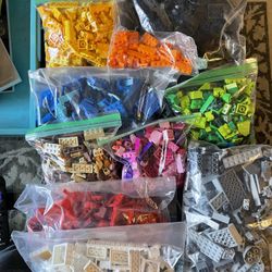LEGOS- Bags - Separated By color