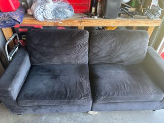Black 2 seater couches