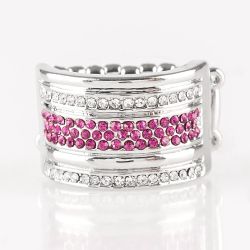 Paparazzi Pink Rhinestone Ring