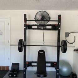 Rogue Fitness Collapsible Workout / Weightlifting Rack