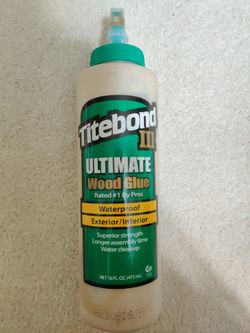 Titebond III Ultimate Wood Glue (16 oz.) - Waterproof - Used