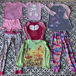 Toddler Girl Pjs Bundle Size 7-8