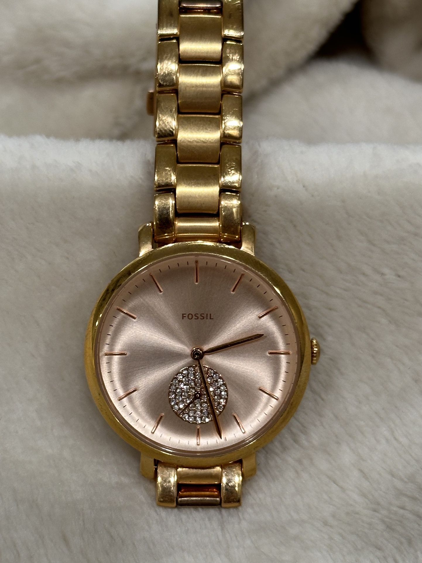 Fossil Jacqueline Rose Gold-tone Watch