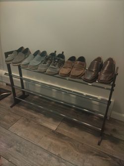 4 Tier 20 Pair Expandable Shoe Organizer 