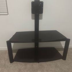 TV STAND  NEGRO de VIDRIO