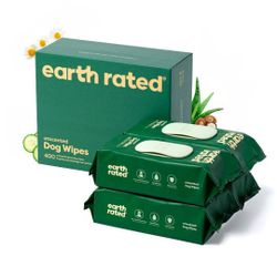 Earth Rated Pet Wipes 400 Count $20