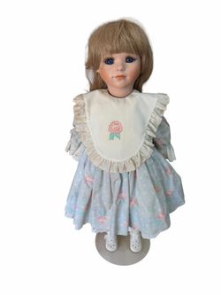 Joe And Peggy Jackson 24" “April” Bisque Shoulder Doll Artisan Made 1992