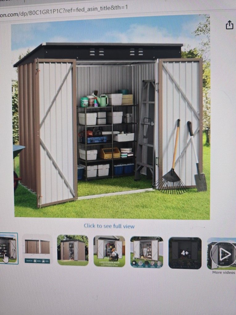 6x4 inch Gizoon Outdoor Shed