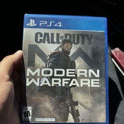 Modern warefare PS4