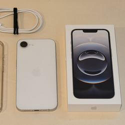 Apple iPhone 16E 128GB - White (Unlocked) 