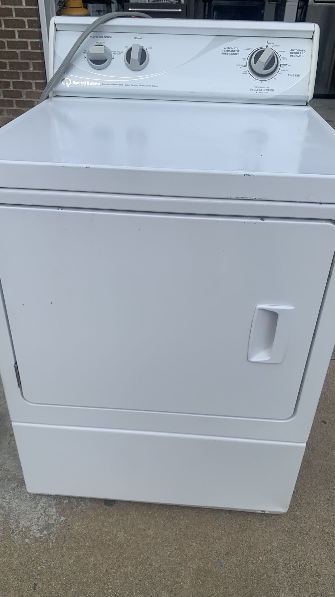 speed Queen Dryer