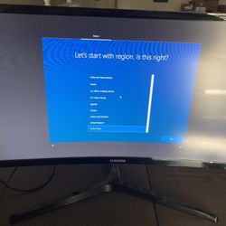 Samsung Odyssey Curved Monitor 