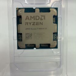 AMD Ryzen 7 9800X3D 4.70GHz 8 Core 100-000001084 16 Thread AM5