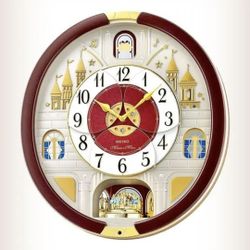 Seiko Special Collector's Edition Melodies In Motion Clock, With Beatles Songs And More, Swarovski Crystals QXM565BRH