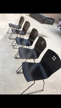 5 Chair Bruce Sienkowski 2B Studio for LELAND. (Vintage )Leland International ($199 each )