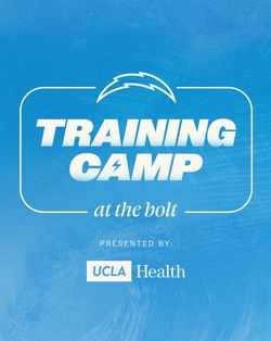 Chargers training camp at the Bolt ⚡️⚡️