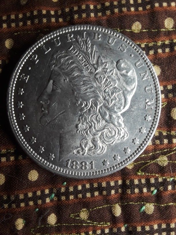 1881 - O Morgan SILVER Dollar 