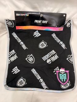 New Spirit Halloween Monster High Treat Tote/Reusable Canvas Bag