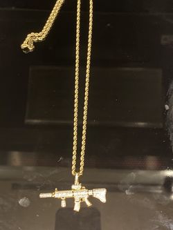 10k Rope Chain Free Charm