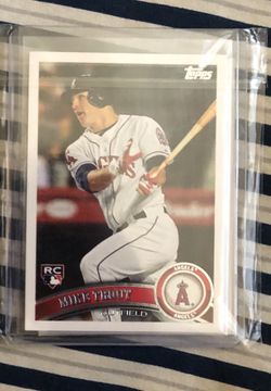 Mike Trout Topps Rookie Card