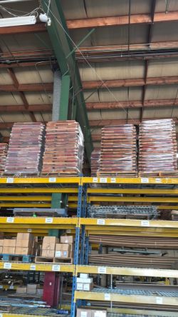 Pallet racking wood