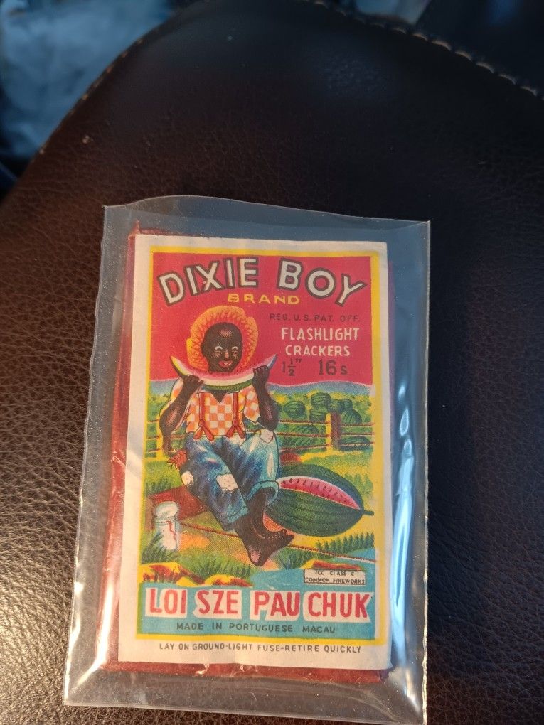 Dixie, boy brand firecrackers.