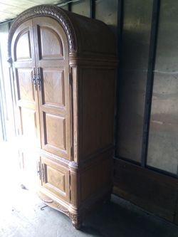 Oak armoire