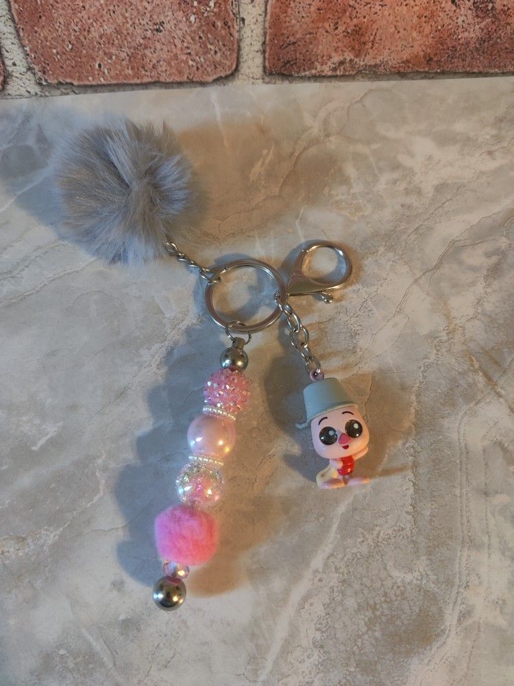 Custom Made Piglet Keychain