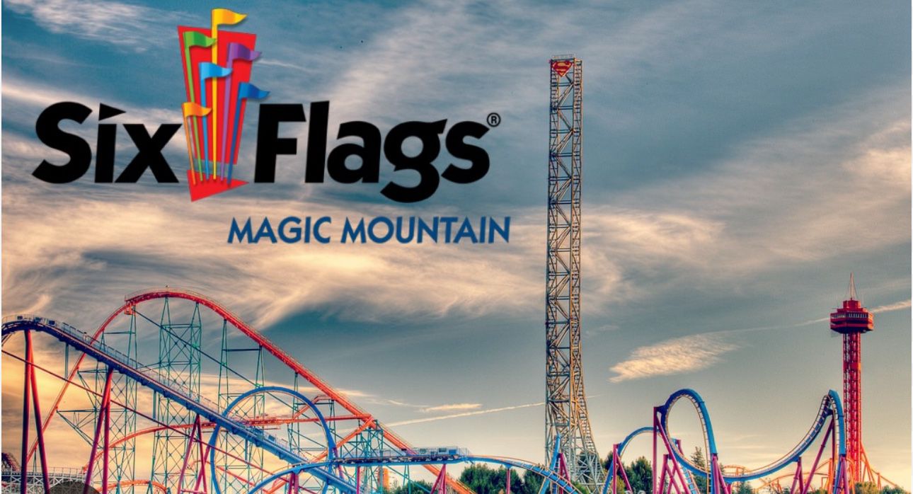 (4) Six Flags Magic Mountain Tickets 