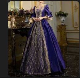 Costumes Dress Medieval Renaissance 1800s Dress for Women Victorian Ball Gown