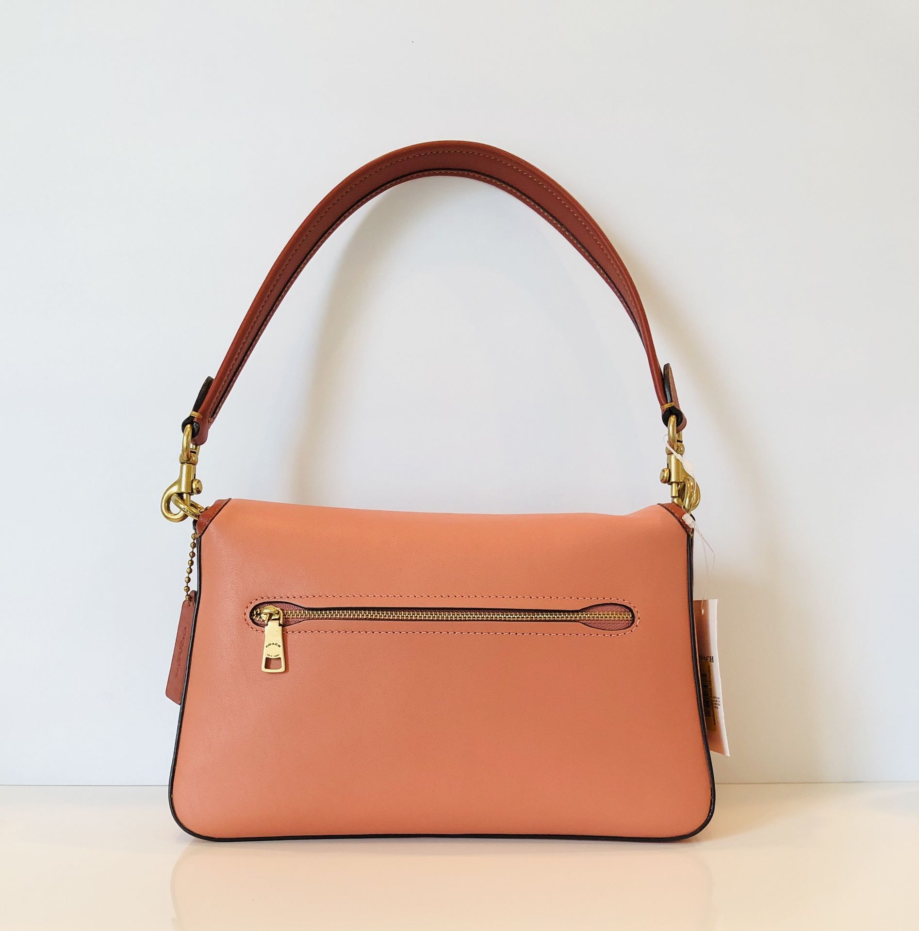 NWT Coach Smooth Leather Soft Tabby Shoulder Bag In Colorblock B4