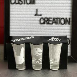 Bad Bunny Shot Glass