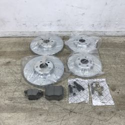 R1 Concepts Front Rear Brakes and Rotors Kit for C300