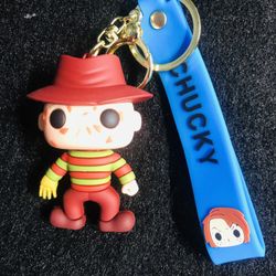 Freddy 3D Silicone Keychain Keyring