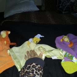 Winnie The Pooh Baby Toy Blanket $5 EACH