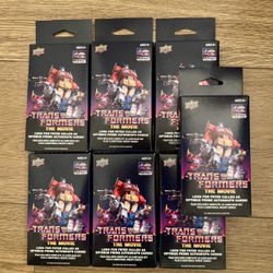 Upper Deck Transformers The Movie 40th Anniversary Collectible Special Edition Trading Cards