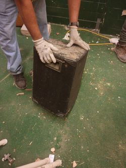 Black PA Speaker Cabinet